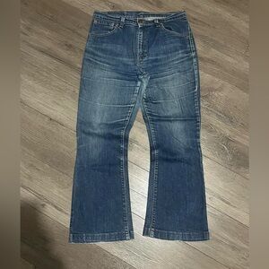 Levi’s 525 Men’s Boot Cut W33 L32 Medium Wash Denim Blue Jeans